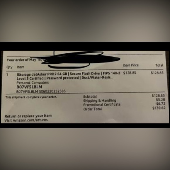 Encripted Flash Drive 64GB - Picture 2 of 2